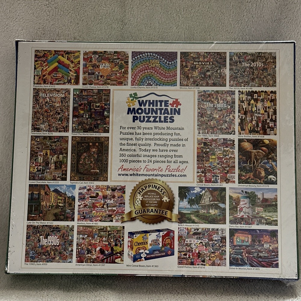 2021 White Mountain Puzzle I Love Vermont Collage Jigsaw 1000 Piece New Sealed - Picture 8 of 8